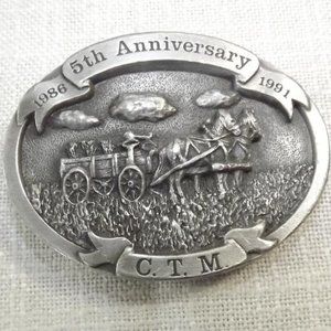 Canadian Toy Magazine 5th Anniversary Belt Buckle